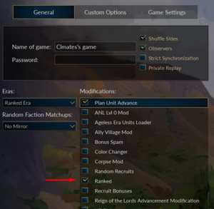 Activate Ranked Add on
